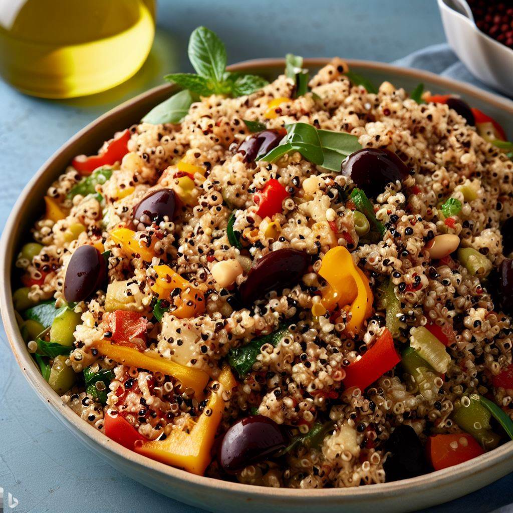 Mediterraner Quinoa-Salat