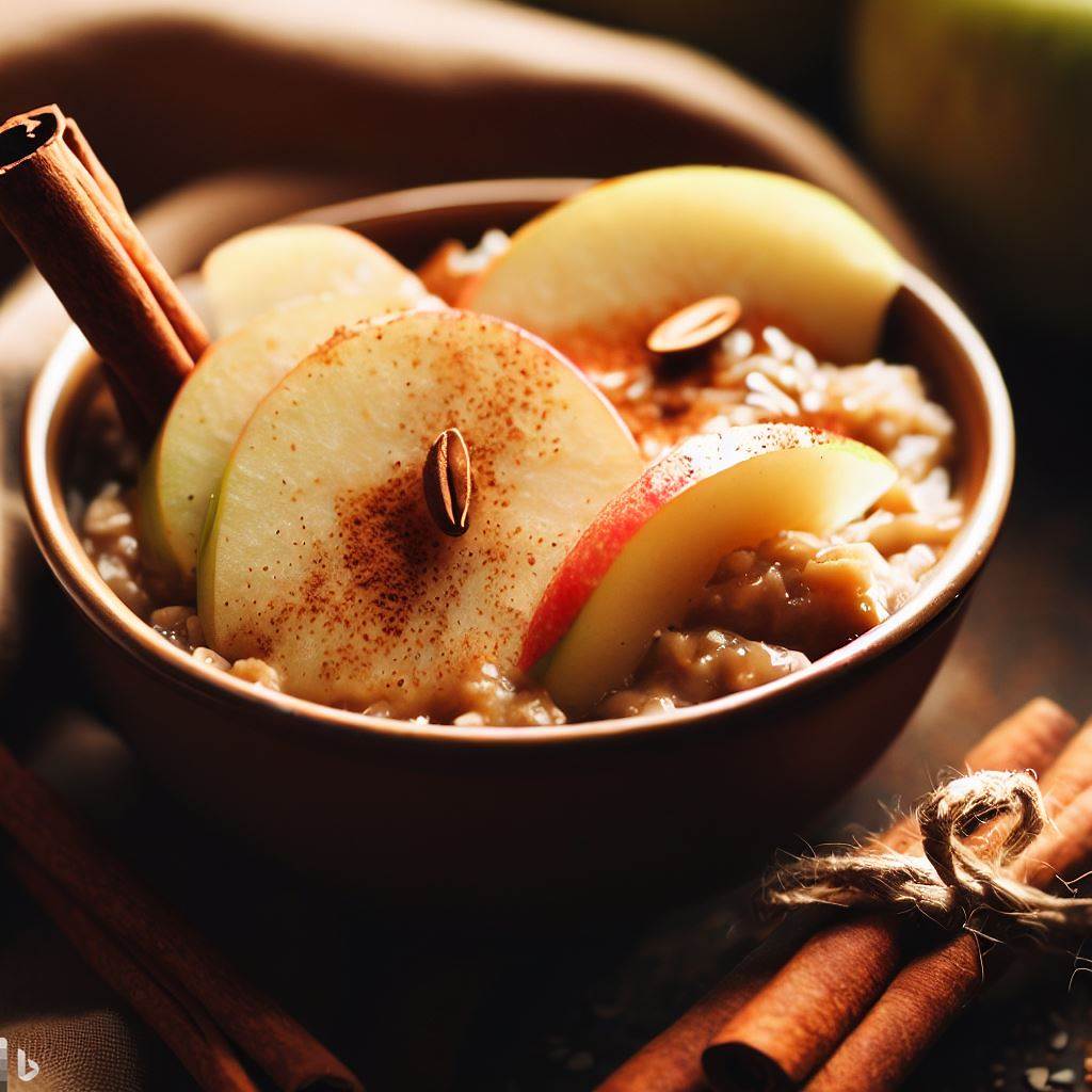 Apfel-Zimt-Haferflocken